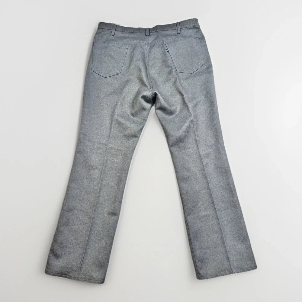 Levi's‎ Action Slacks Mens 38x32 Grey Vintage Straight Leg Trousers Pants